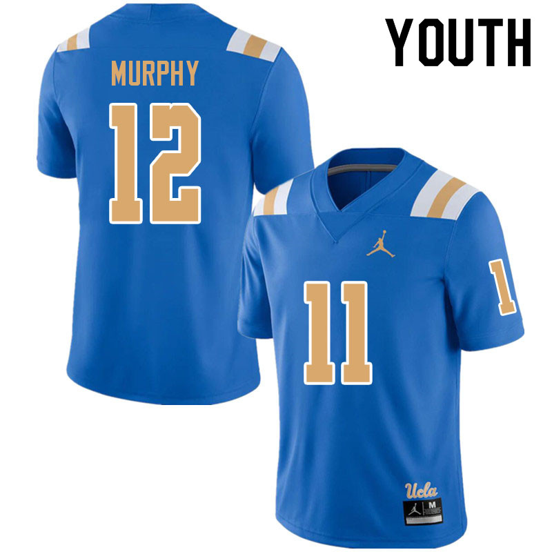 Jordan Brand Youth #12 Grayson Murphy UCLA Bruins College Football Jerseys Sale-Blue